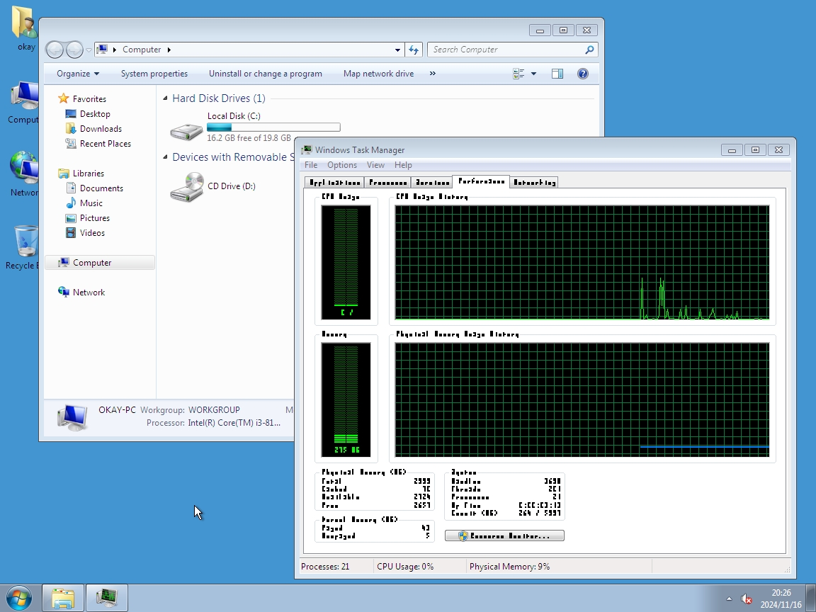 Windows 7 Lite桌面 Windows 7 Lite桌面